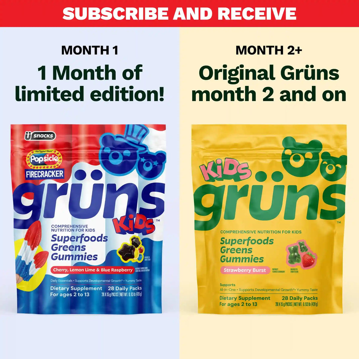 Popsicle® Firecracker Grüns Kids