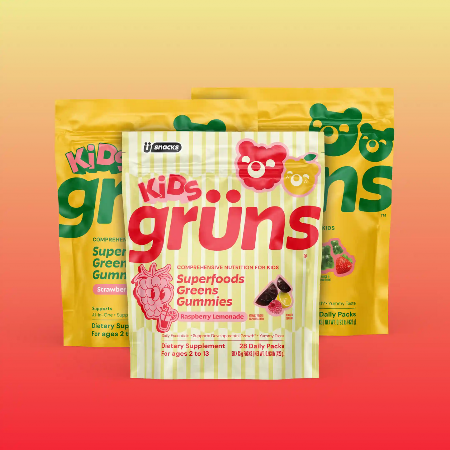 Grüns Kids Raspberry Lemonade