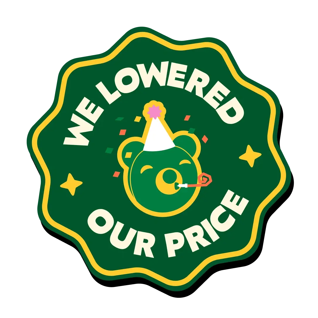 We lowered our price